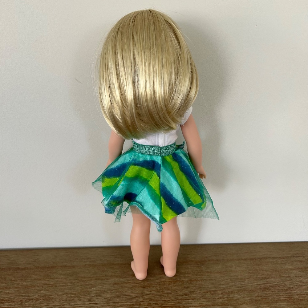 American Girl WellieWishers Camille 14.5" Doll Blonde Hair Blue Eyes with Outfit - Picture 2 of 8